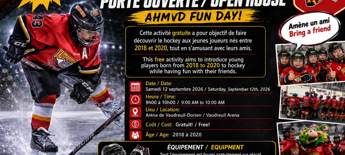 PORTE OUVERTE AHMVD | GRATUIT! 